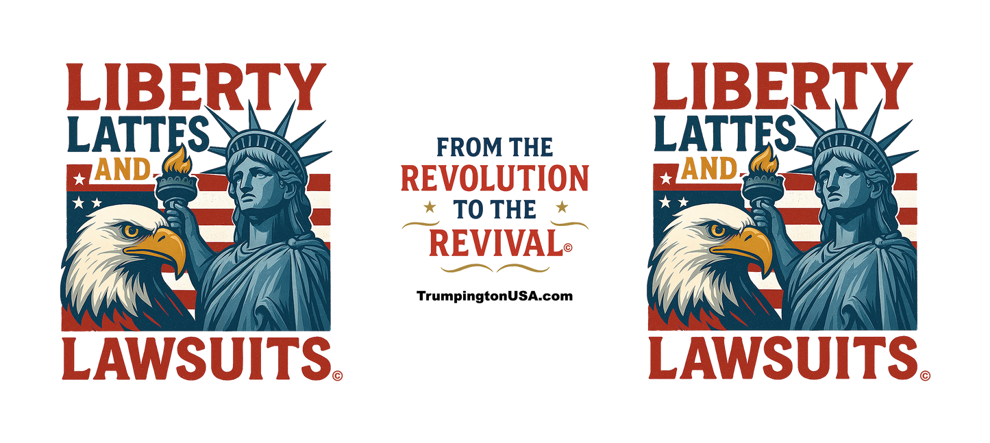 Liberty, Lattes & Lawsuits Mug