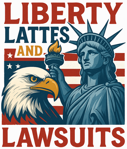 Liberty, Lattes & Lawsuits Mug