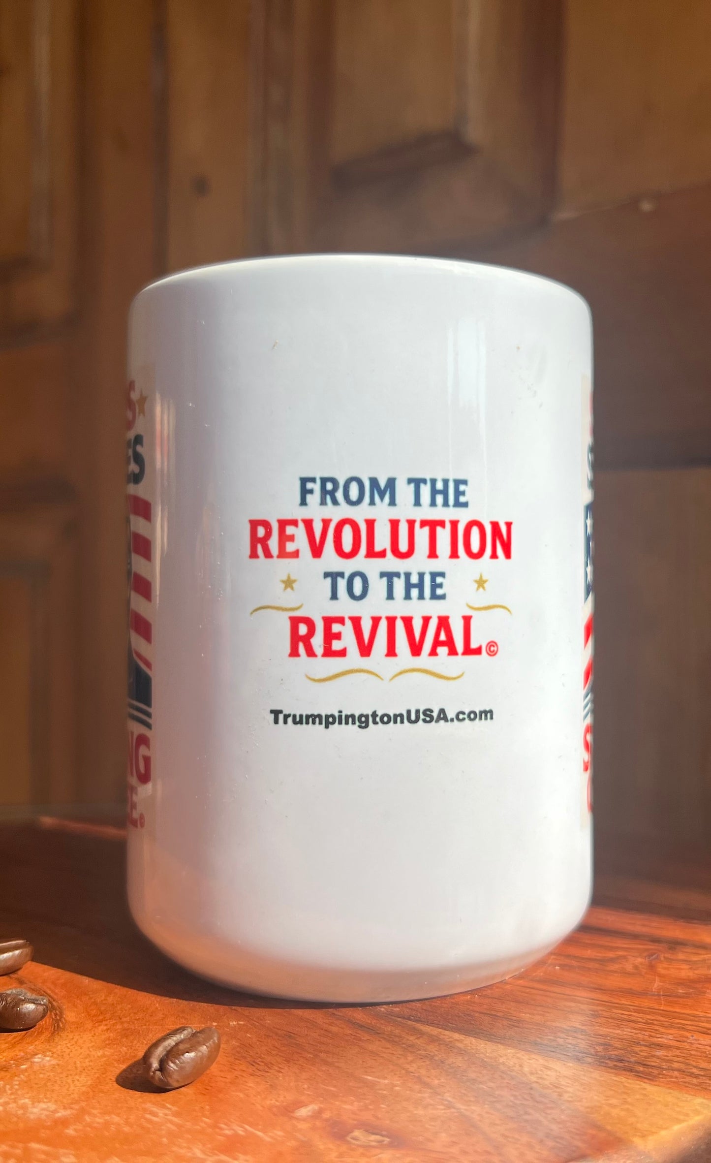 Stars, Stripes & Strong Coffee Mug - Trump Edition