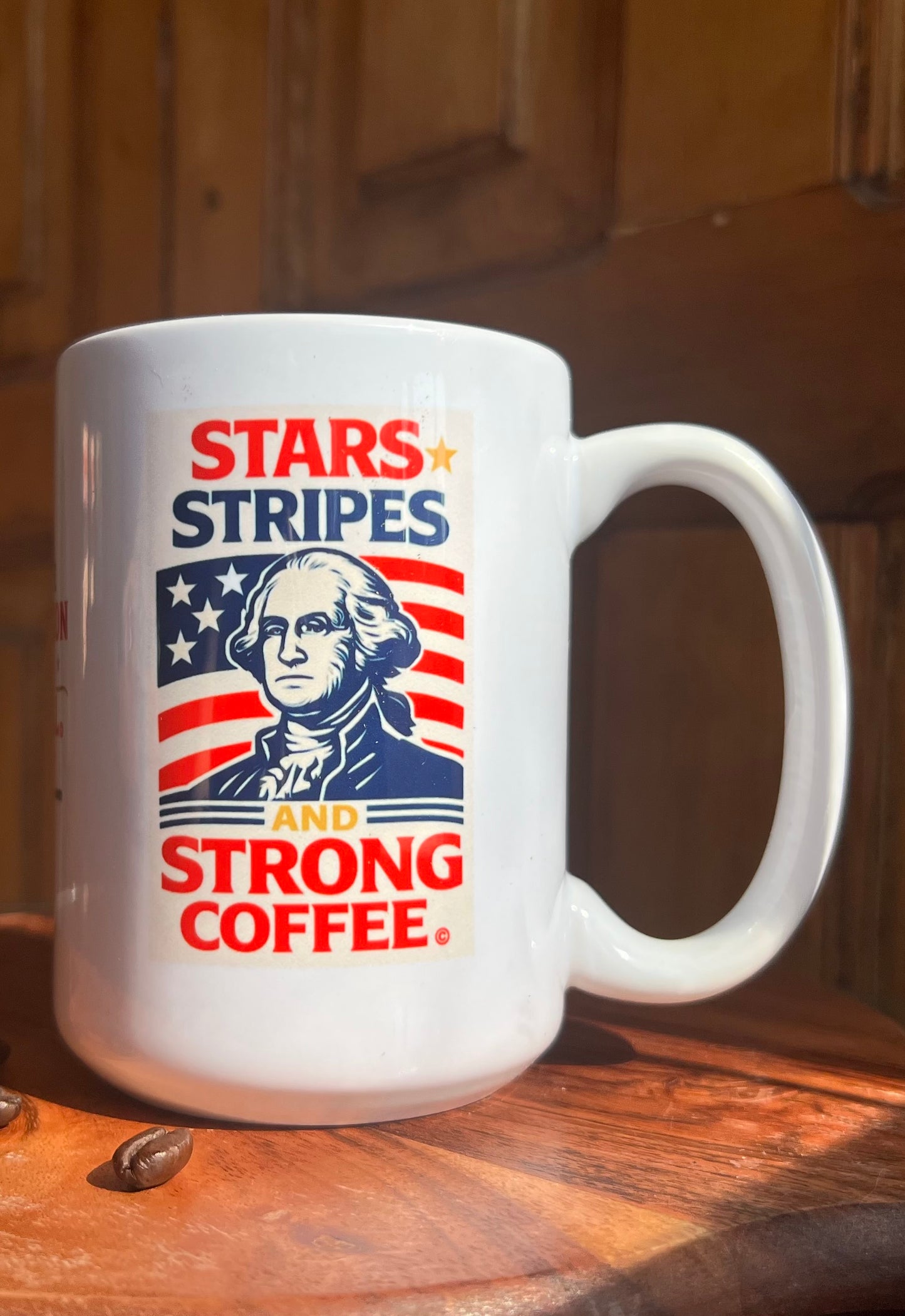 Stars, Stripes & Strong  Coffee Mug - Washington Edition