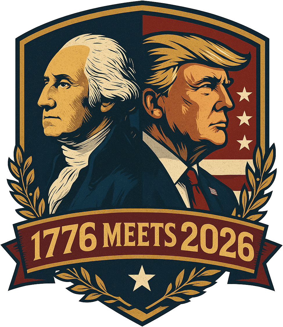 1776 Meets 2026™ Women's Patriotic Relaxed Fit T-Shirt