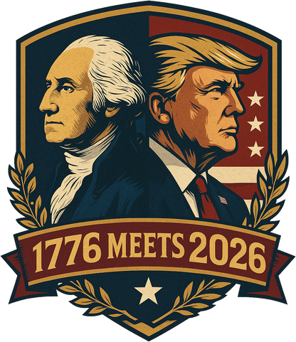 1776 Meets 2026™ Women's Patriotic Relaxed Fit T-Shirt